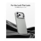 Pilkas dėklas Apple iPhone 17 Pro / 18 Pro telefonui "ESR Leather Kickstand Magsafe"