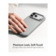Pilkas dėklas Apple iPhone 17 Pro / 18 Pro telefonui "ESR Leather Kickstand Magsafe"