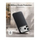 Juodas dėklas Apple iPhone 17 Pro Max / 18 Pro Max telefonui "ESR Leather Kickstand Magsafe"