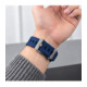 Mėlyna apyrankė Apple Watch 8 / 9 / 10 / 11 / 12 / SE / Ultra (44 / 45 / 46 / 49 mm) laikrodžiui "Tech-Protect Motion"