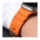Oranžinė apyrankė Apple Watch 8 / 9 / 10 / 11 / 12 / SE / Ultra (44 / 45 / 46 / 49 mm) laikrodžiui "Tech-Protect Motion"