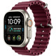 Raudona apyrankė Apple Watch 8 / 9 / 10 / 11 / 12 / SE / Ultra (44 / 45 / 46 / 49 mm) laikrodžiui "Tech-Protect Iconband Pro"