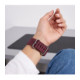 Raudona apyrankė Apple Watch 8 / 9 / 10 / 11 / 12 / SE / Ultra (44 / 45 / 46 / 49 mm) laikrodžiui "Tech-Protect Iconband Pro"