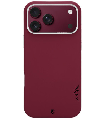 Raudonas (Burgundy) dėklas Apple iPhone 17 Pro Max / 18 Pro Max telefonui "Tactical MagForce Velvet Smoothie 2.0 Cover"