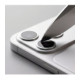 Sidabrinės spalvos kameros apsauga Apple iPhone 18 Pro telefonui "Tech-Protect CamFull Fit+"