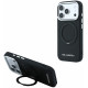 Juodas dėklas Apple iPhone 18 Pro telefonui "Karl Lagerfeld PU Saffiano Ring Stand MagSafe Case"