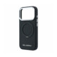 Juodas dėklas Apple iPhone 18 Pro telefonui "Karl Lagerfeld PU Saffiano Ring Stand MagSafe Case"