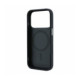 Juodas dėklas Apple iPhone 18 Pro Max telefonui "Karl Lagerfeld PU Grained K&CH Heads Ring Stand Magsafe Case"