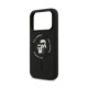 Juodas dėklas Apple iPhone 18 Pro telefonui "Karl Lagerfeld Liquid Silicone Karl and Choupette MagSafe Case"