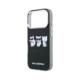 Juodas dėklas Apple iPhone 17 Pro telefonui "Karl Lagerfeld IML Choupette Trio Watercolor MagSafe Case"