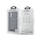 Juodas dėklas Apple iPhone 17 telefonui "Karl Lagerfeld PU Houndstooth Resin Plate MagSafe Case"