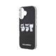 Juodas dėklas Apple iPhone 17 telefonui "Karl Lagerfeld IML Choupette Trio Watercolor MagSafe Case"