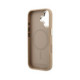 Smėlio spalvos dėklas Apple iPhone 17 telefonui "Karl Lagerfeld PU Perforated Gold Dots MagSafe Case"