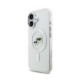 Skaidrus dėklas Apple iPhone 17 telefonui "Karl Lagerfeld IML K&CH Heads Metal Frame MagSafe Case"