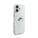 Skaidrus dėklas Apple iPhone 17 telefonui "Karl Lagerfeld IML K&CH Heads Metal Frame MagSafe Case"