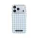Mėlynas dėklas Apple iPhone 17 Pro telefonui "Karl Lagerfeld PU Houndstooth Resin Plate MagSafe Case"