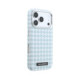 Mėlynas dėklas Apple iPhone 17 Pro telefonui "Karl Lagerfeld PU Houndstooth Resin Plate MagSafe Case"