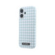 Mėlynas dėklas Apple iPhone 17 telefonui "Karl Lagerfeld PU Houndstooth Resin Plate MagSafe Case"