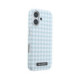 Mėlynas dėklas Apple iPhone 17 telefonui "Karl Lagerfeld PU Houndstooth Resin Plate MagSafe Case"