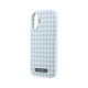 Mėlynas dėklas Apple iPhone 17 telefonui "Karl Lagerfeld PU Houndstooth Resin Plate MagSafe Case"