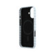 Mėlynas dėklas Apple iPhone 17 telefonui "Karl Lagerfeld PU Houndstooth Resin Plate MagSafe Case"