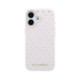 Rožinis dėklas Apple iPhone 17 telefonui "Karl Lagerfeld PU Perforated Gold Dots MagSafe Case"