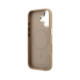 Smėlio spalvos dėklas Apple iPhone 17 telefonui "Karl Lagerfeld PU Perforated Monogram MagSafe Case"