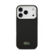 Juodas dėklas Apple iPhone 17 Pro telefonui "Lacoste Iconic Petit Pique Camera Stand MagSafe Case"