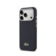 Mėlynas dėklas Apple iPhone 17 Pro telefonui "Lacoste PVC Petit Pique Semi Wrap MagSafe Case"