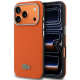 Oranžinis dėklas Apple iPhone 17 Pro Max telefonui "Lacoste PVC Petit Pique Semi Wrap MagSafe Case"