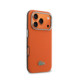 Oranžinis dėklas Apple iPhone 17 Pro Max telefonui "Lacoste PVC Petit Pique Semi Wrap MagSafe Case"