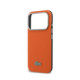 Oranžinis dėklas Apple iPhone 17 Pro Max telefonui "Lacoste PVC Petit Pique Semi Wrap MagSafe Case"