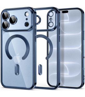 Šviesiai mėlynas / skaidrus dėklas Apple iPhone 17 Pro / 18 Pro telefonui "Tech-Protect MagFlex Magsafe"