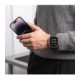 Juoda apyrankė Apple Watch 8 / 9 / 10 / 11 / 12 / SE / Ultra (44 / 45 / 46 / 49 mm) laikrodžiui "Tech-Protect Silicone Line"