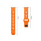 Oranžinė apyrankė Apple Watch 8 / 9 / 10 / 11 / 12 / SE / Ultra (44 / 45 / 46 / 49 mm) laikrodžiui "Tech-Protect Silicone Line"