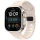Smėlio spalvos apyrankė Apple Watch 8 / 9 / 10 / 11 / 12 / SE / Ultra (44 / 45 / 46 / 49 mm) "Tech-Protect Silicone Line"