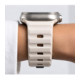 Smėlio spalvos apyrankė Apple Watch 8 / 9 / 10 / 11 / 12 / SE / Ultra (44 / 45 / 46 / 49 mm) "Tech-Protect Silicone Line"