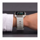 Pilka apyrankė Apple Watch 8 / 9 / 10 / 11 / 12 / SE / Ultra (44 / 45 / 46 / 49 mm) laikrodžiui "Tech-Protect Silicone Line"