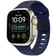 Mėlyna apyrankė Apple Watch 8 / 9 / 10 / 11 / 12 / SE / Ultra (44 / 45 / 46 / 49 mm) laikrodžiui "Tech-Protect Silicone Line"