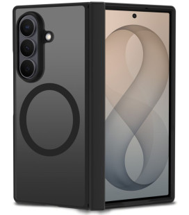Matinis juodas dėklas Samsung Galaxy Fold 8 Ultra telefonui "Tech-Protect MagPeak Magsafe"