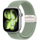 Žalia apyrankė Apple Watch 8 / 9 / 10 / 11 / 12 / SE (40 / 41 / 42 mm) laikrodžiui "Tech-Protect NylonMag"