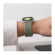Žalia apyrankė Apple Watch 8 / 9 / 10 / 11 / 12 / SE (40 / 41 / 42 mm) laikrodžiui "Tech-Protect NylonMag"
