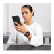 Raudona apyrankė Apple Watch 8 / 9 / 10 / 11 / 12 / SE / Ultra (44 / 45 / 46 / 49 mm) laikrodžiui "Tech-Protect NylonMag"