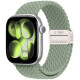 Žalia apyrankė Apple Watch 8 / 9 / 10 / 11 / 12 / SE / Ultra (44 / 45 / 46 / 49 mm) laikrodžiui "Tech-Protect NylonMag"