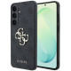 Juodas dėklas Samsung Galaxy S26 FE telefonui "Guess PU 4G Metal Logo Case"
