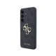 Juodas dėklas Samsung Galaxy S26 FE telefonui "Guess PU 4G Metal Logo Case"