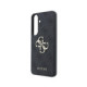 Juodas dėklas Samsung Galaxy S26 FE telefonui "Guess PU 4G Metal Logo Case"