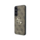 Rudas dėklas Samsung Galaxy S26 FE telefonui "Guess PU 4G Metal Logo Case"