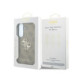 Rudas dėklas Samsung Galaxy S26 FE telefonui "Guess PU 4G Metal Logo Case"
