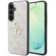 Rožinis dėklas Samsung Galaxy S26 FE telefonui "Guess PU 4G Metal Logo Case"